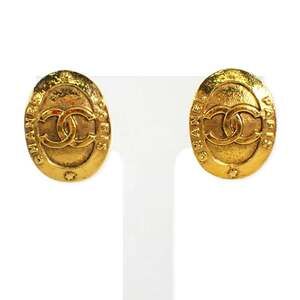 CHANEL Logo Earrings